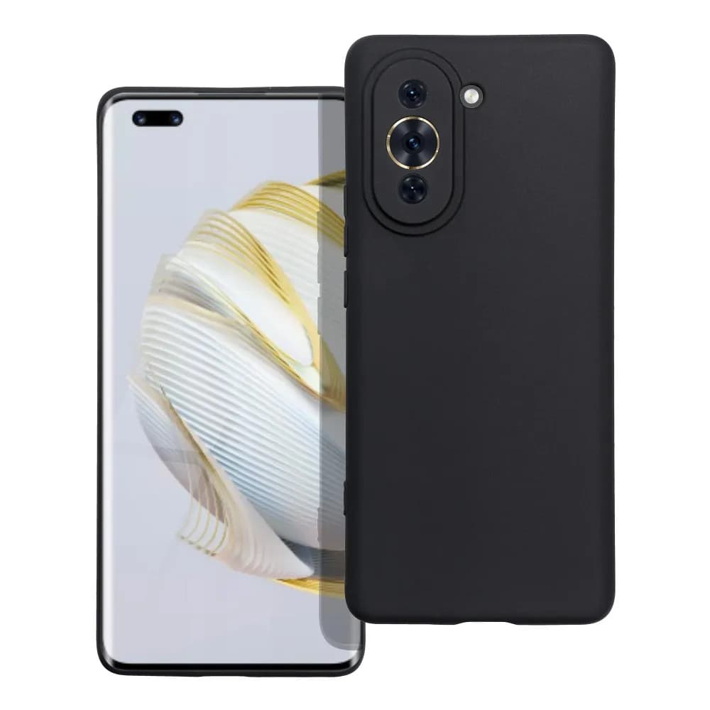 Husa Huawei Nova 10, Matt TPU, silicon moale, negru 1