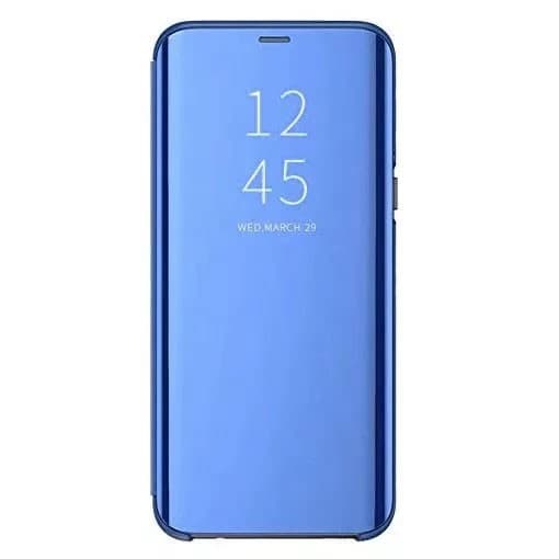 Husa Huawei P40 Lite E Mirror Clear View, albastra 1