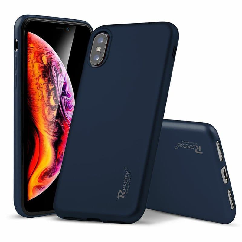 Husa de protectie Reverse Luxury TPU pentru Apple iPhone 12 Mini (5.4), albastru navy 1