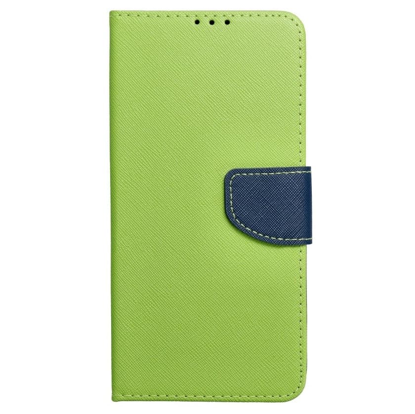 Husa protectie Samsung Galaxy A33 5G, Fancy Case, tip carte, inchidere magnetica, verde lime/albastru 1