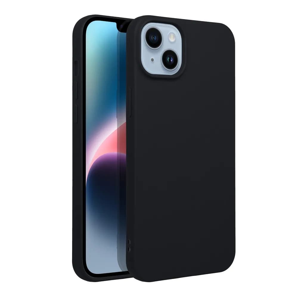 Husa Apple iPhone 14 Plus, Matt TPU, silicon moale, neagra 1
