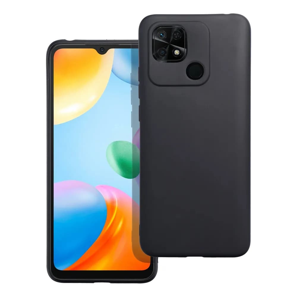 Husa Xiaomi Redmi 10C, Matt TPU, silicon moale, neagra 1