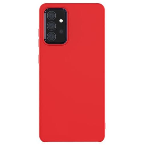 Husa Samsung Galaxy A72 4G/5G, Luxury Silicone, catifea in interior, rosie 1