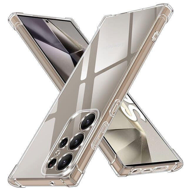 Husa Samsung Galaxy S25 Ultra, TPU transparent, intarituri in colturi, grosime 1,5 mm 1