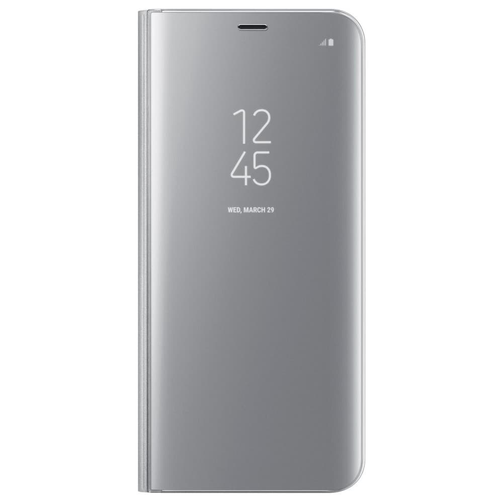 Husa Samsung Galaxy A35, Mirror Clear View, argintie 1