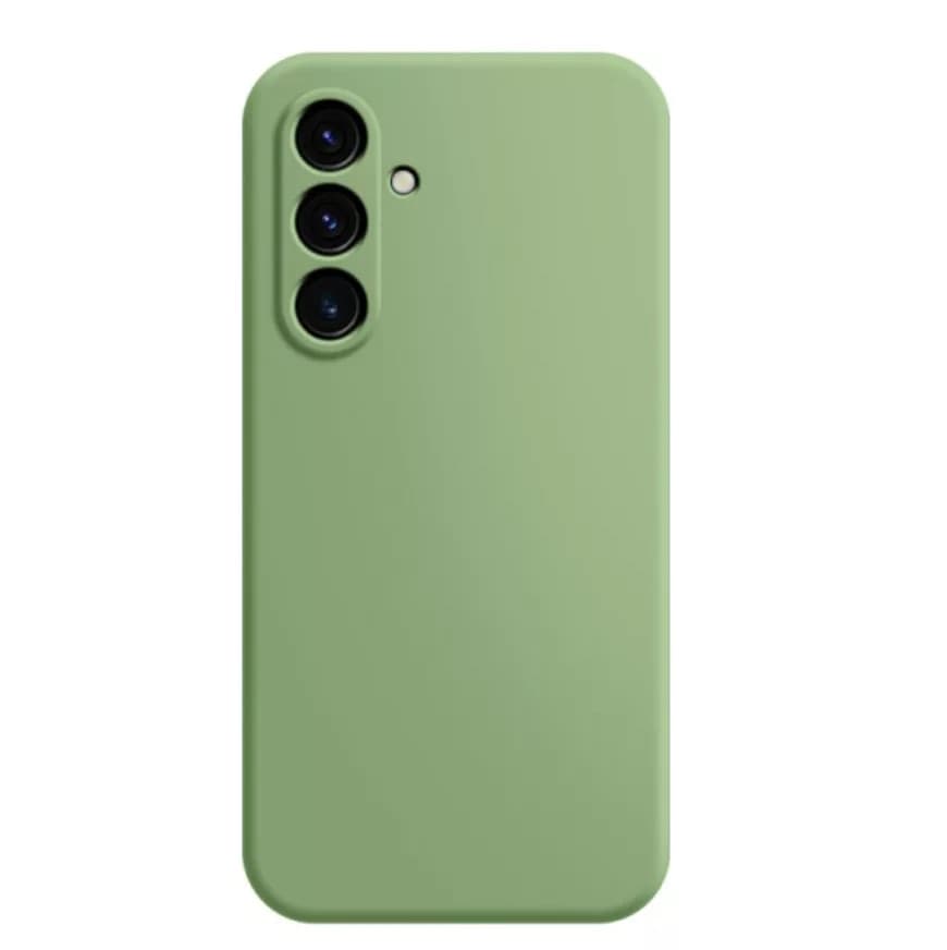 Husa Samsung Galaxy A15, Matt TPU, protectie camera, verde olive 1