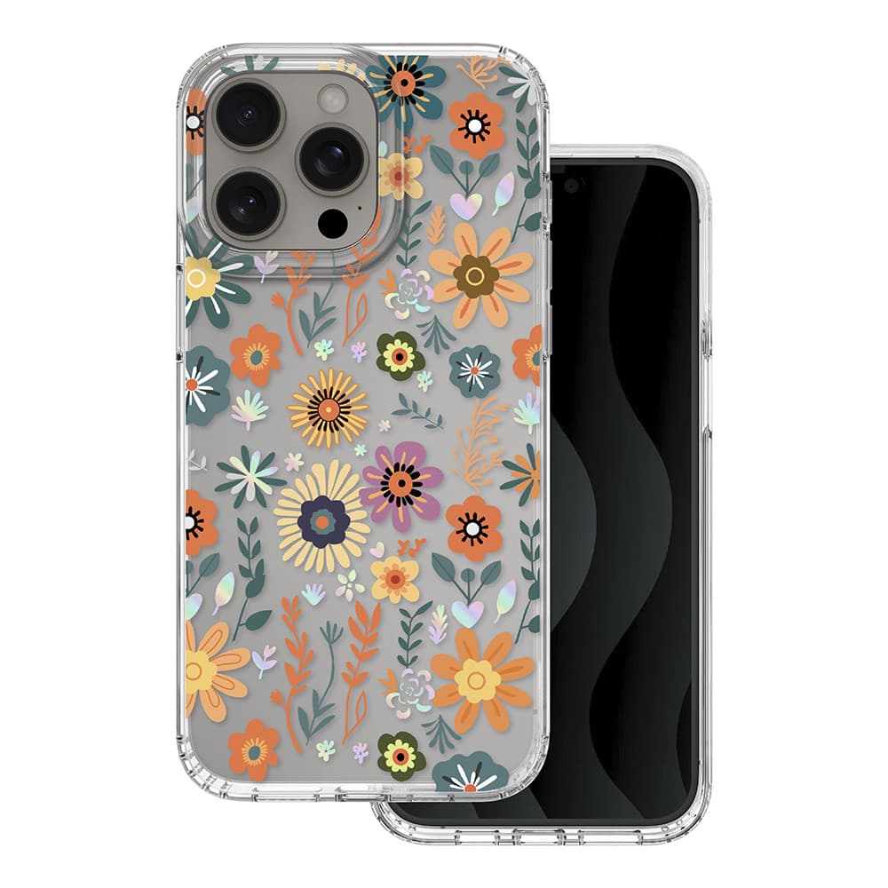 Husa Apple iPhone 15 Pro Max, IMD Print Case, TPU flexibil, transparent, Field 1