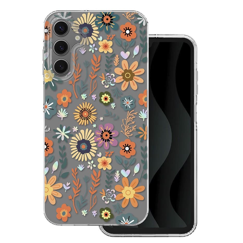 Husa Samsung Galaxy A23 5G, IMD Print Case, TPU flexibil, transparent, Field 1