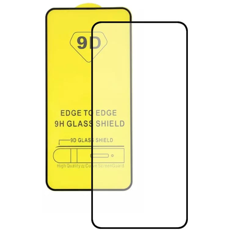 Folie de sticla Full Glue 9D pentru Samsung Galaxy A72 4G/5G, margini negre 1