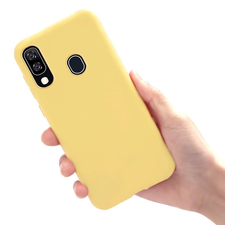 Husa Liquid Silicone Case pentru Apple iPhone 12 Mini, interior microfibra, galbena 1