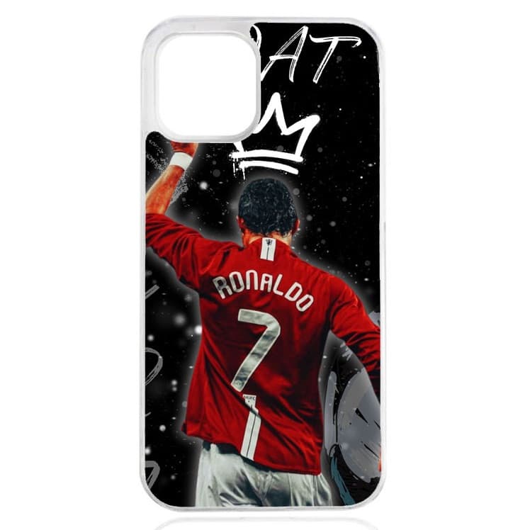Husa iPhone 14 Pro, TPU flexibil, margini transparente, Ronaldo6 1