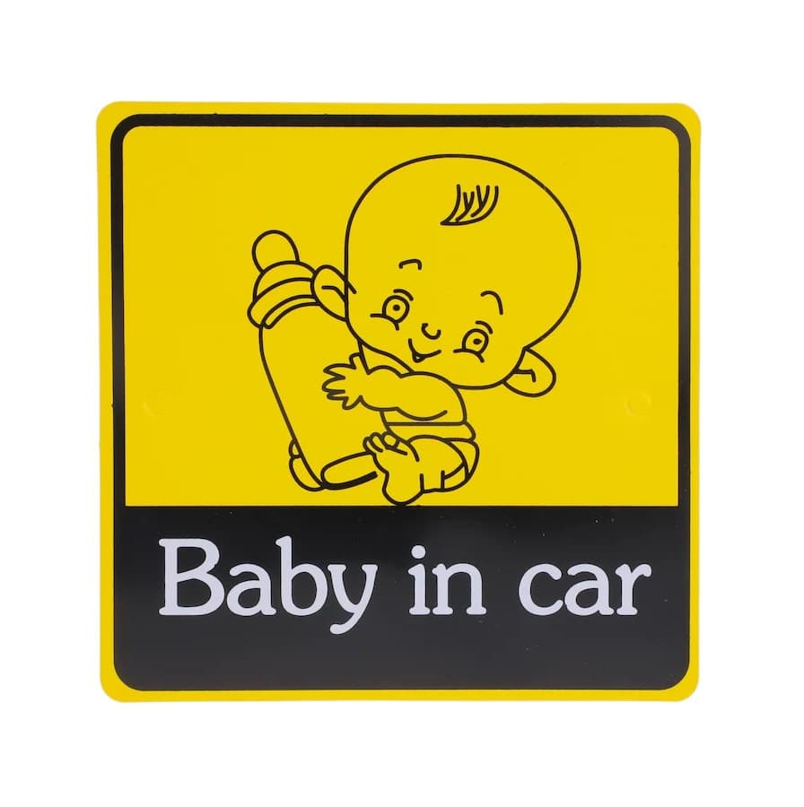 Indicator "Baby in car", prindere ventuze 1