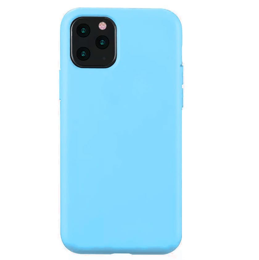 Husa Apple iPhone 11 Pro, Matt TPU, silicon moale, albastru deschis 1