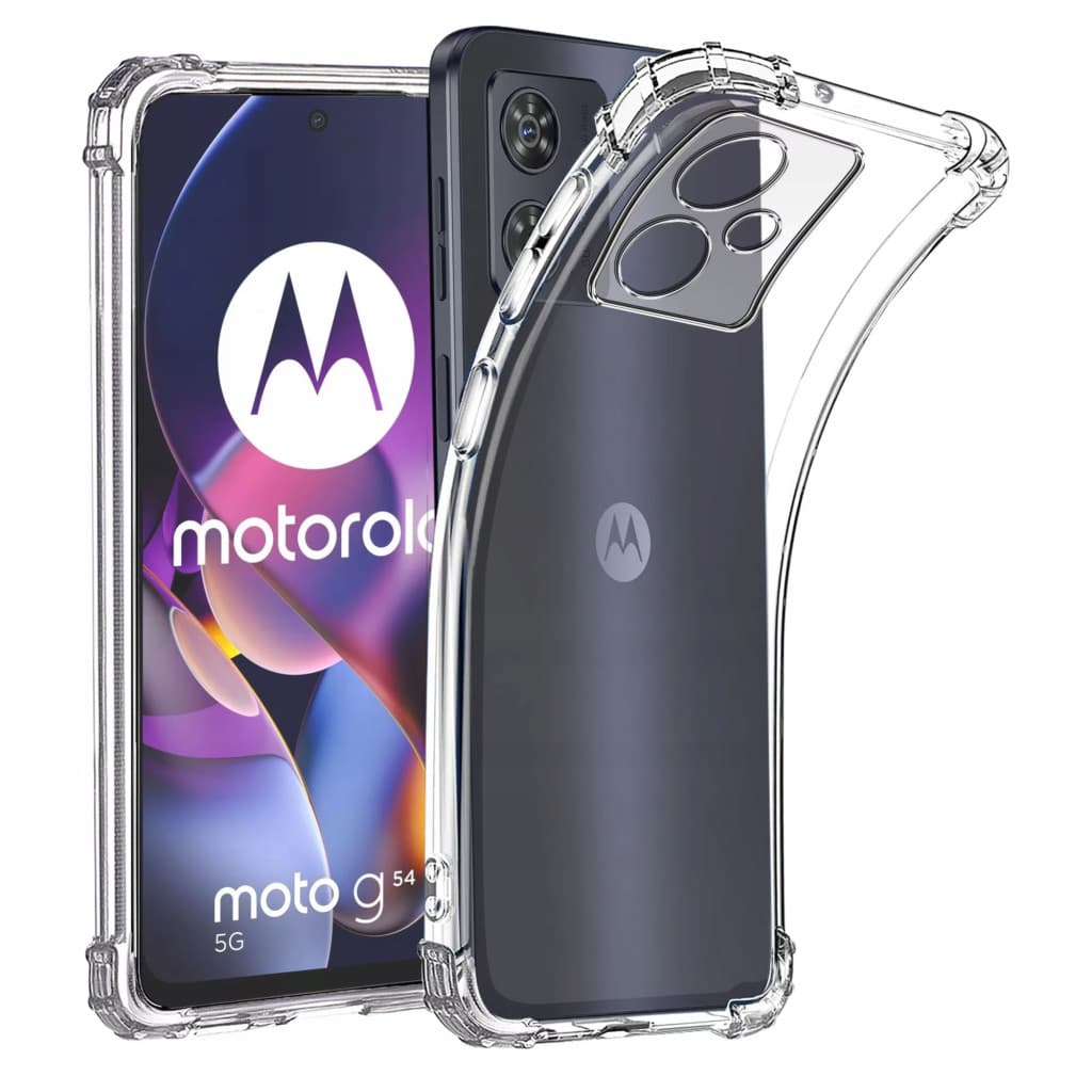 Husa Motorola Moto G54 5G / Moto G54 Power, TPU transparent, intarituri in colturi, grosime 1,5 mm 1