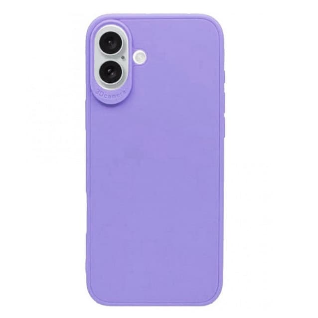 Husa protectie Apple iPhone 16 Plus, Matt TPU My Choice, silicon moale, mov lila 1