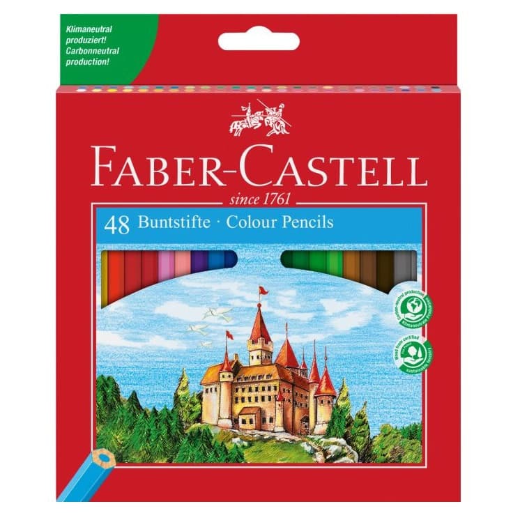 Set creioane colorate Faber Castell, 48 culori 1