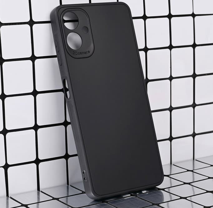 Husa Samsung Galaxy A06, Matt TPU My Choice, silicon moale, neagra 1