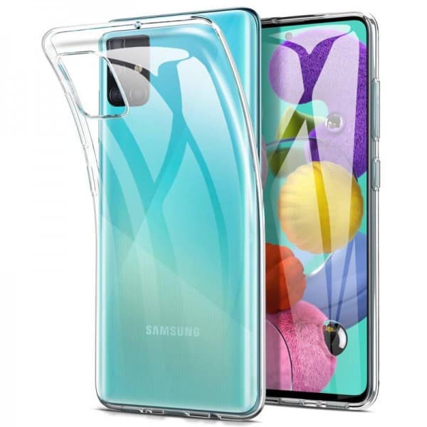 Husa Samsung Galaxy A51 TPU transparent, grosime 2 mm 1