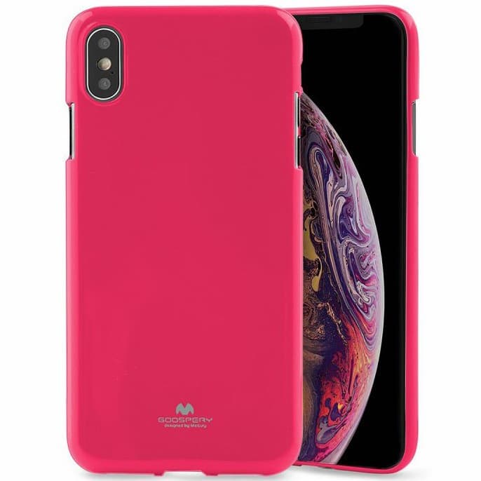 Husa de protectie Mercury Goospery pentru Samsung Galaxy A41, jelly case, roz 1
