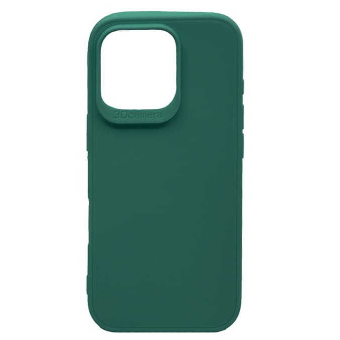 Husa protectie Apple iPhone 16 Pro Max, Matt TPU My Choice, silicon moale, verde 1