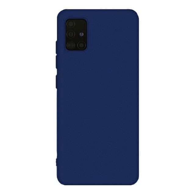 Husa Samsung Galaxy A41 Matt TPU, silicon moale, albastru inchis 1