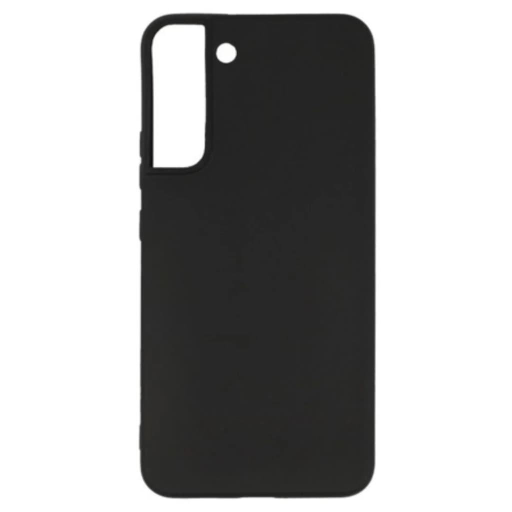 Husa Samsung Galaxy S22, Luxury Silicone, catifea in interior, neagra 1