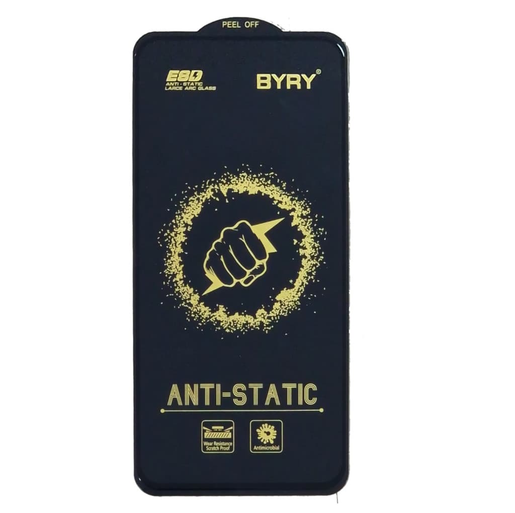 Folie sticla Samsung Galaxy S25 Ultra, BYRY Antistatic ESD, deblocare amprenta, margini negre 1