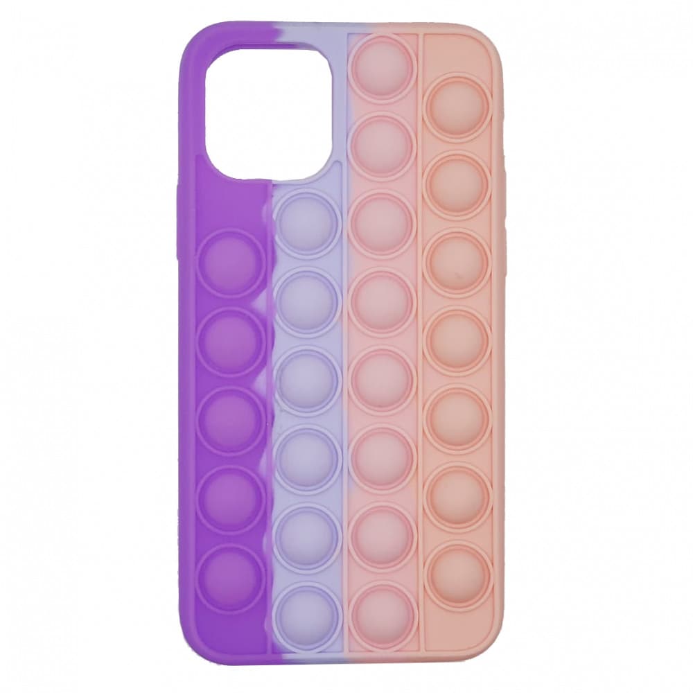 Husa antistres Pop It! pentru Apple iPhone 12 Pro Max, multicolor, model 3 1