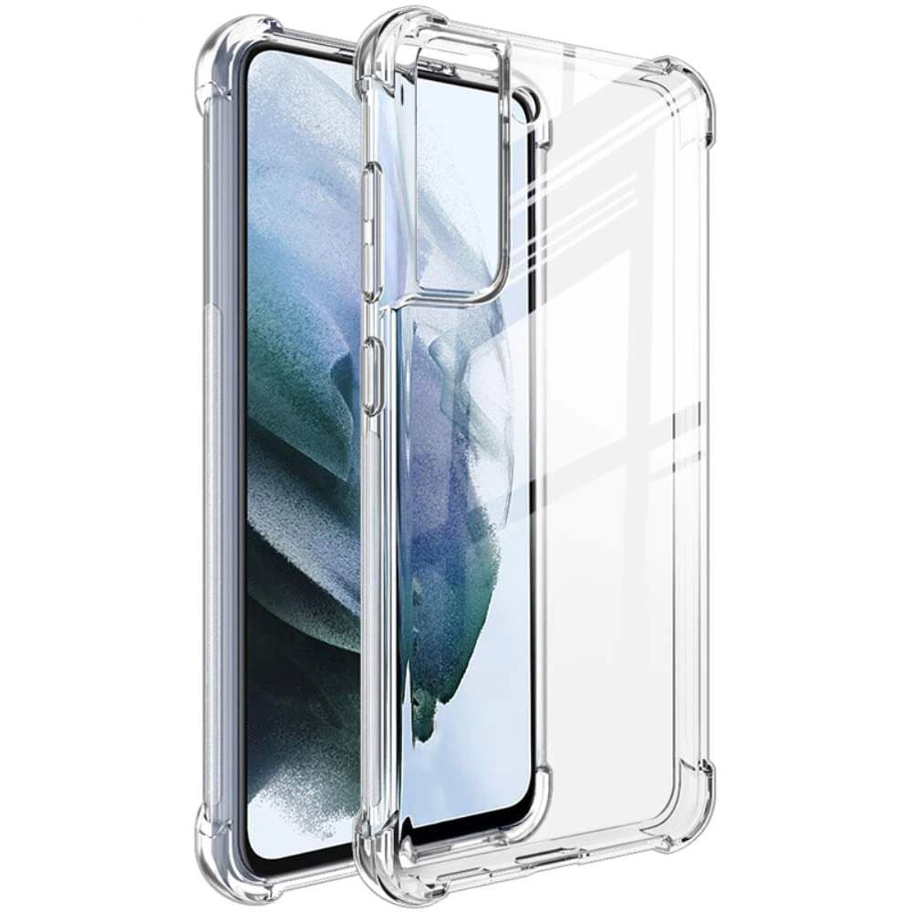 Husa protectie Samsung Galaxy S21, TPU transparent, intarituri in colturi, grosime 1,5 mm 1