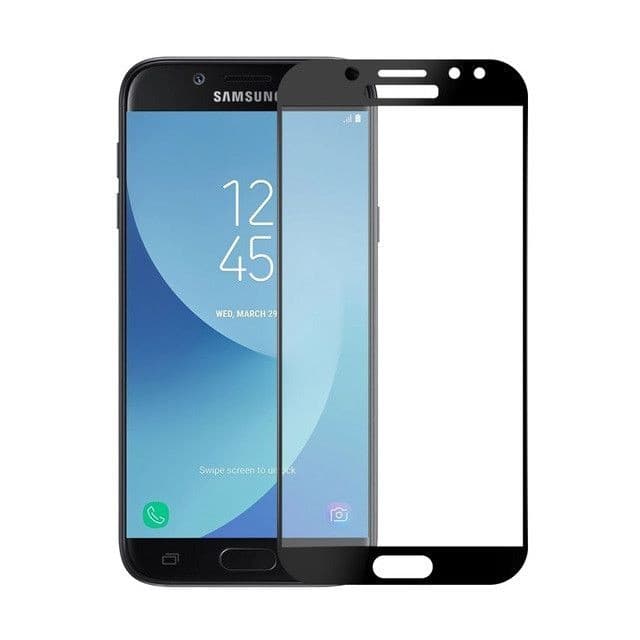Folie sticla Samsung Galaxy J5 2017, Full Glue 4D/5D, margini negre 1
