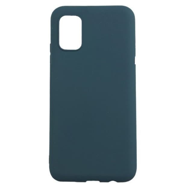 Husa Samsung Galaxy A71, Matt TPU, silicon moale, albastru inchis 1
