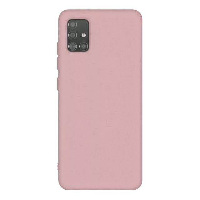 Husa Samsung Galaxy A71 Matt TPU, silicon moale, roz pal 1