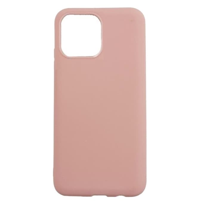 Husa Apple iPhone 12 / iPhone 12 Pro Matt TPU, silicon moale, roz pal 1
