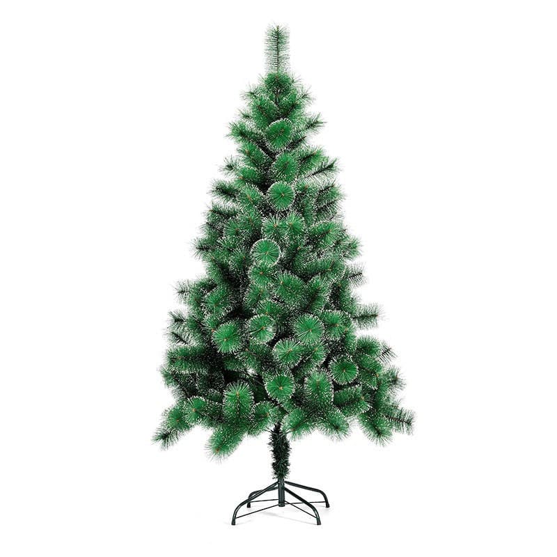 Brad artificial de Craciun tip pin nins, inaltime 90 cm, interior/exterior, suport inclus 1
