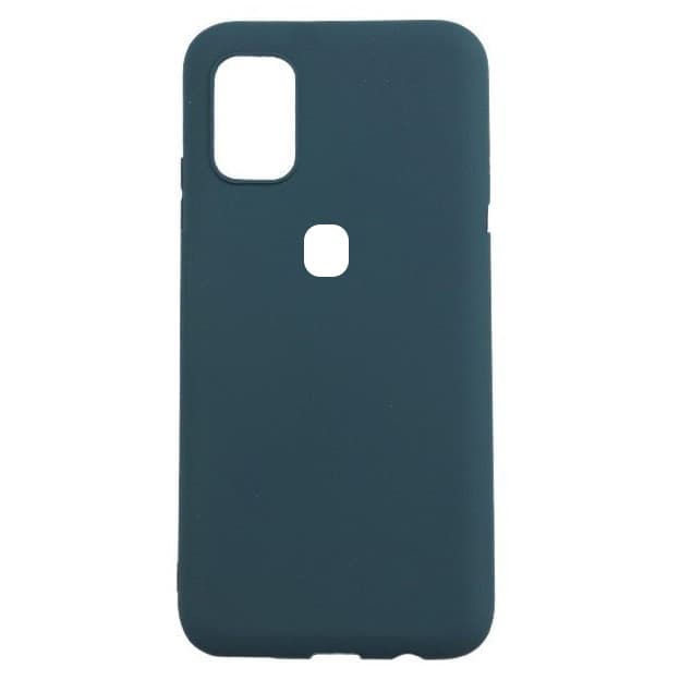 Husa Samsung Galaxy A21s Matt TPU, silicon moale, albastru inchis 1