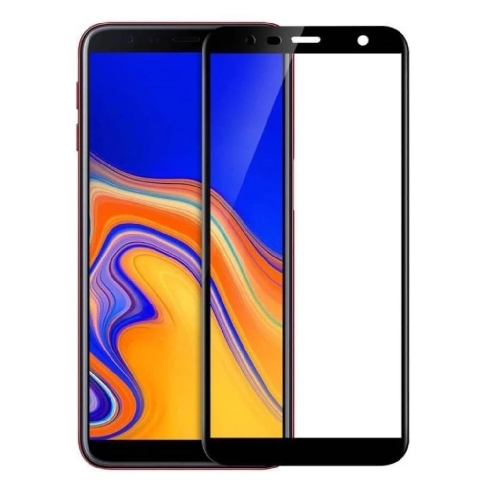 Folie de sticla Samsung Galaxy J6 Plus / J4 Plus 2018, Full Glue 111D, margini negre 1