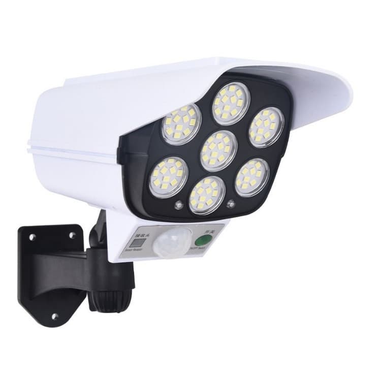 Camera de supraveghere falsa, incarcare solara, 77 LED-uri, senzor de miscare 1