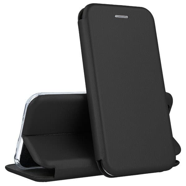 Husa Huawei P30 Lite Prestige Book, inchidere magnetica, neagra 1