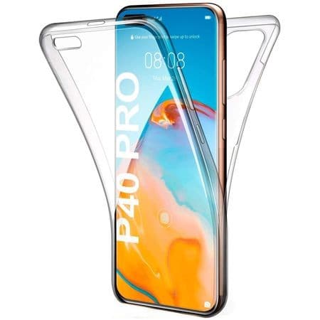 Husa Full TPU 360° pentru Huawei P40 Pro (fata + spate), transparenta 1