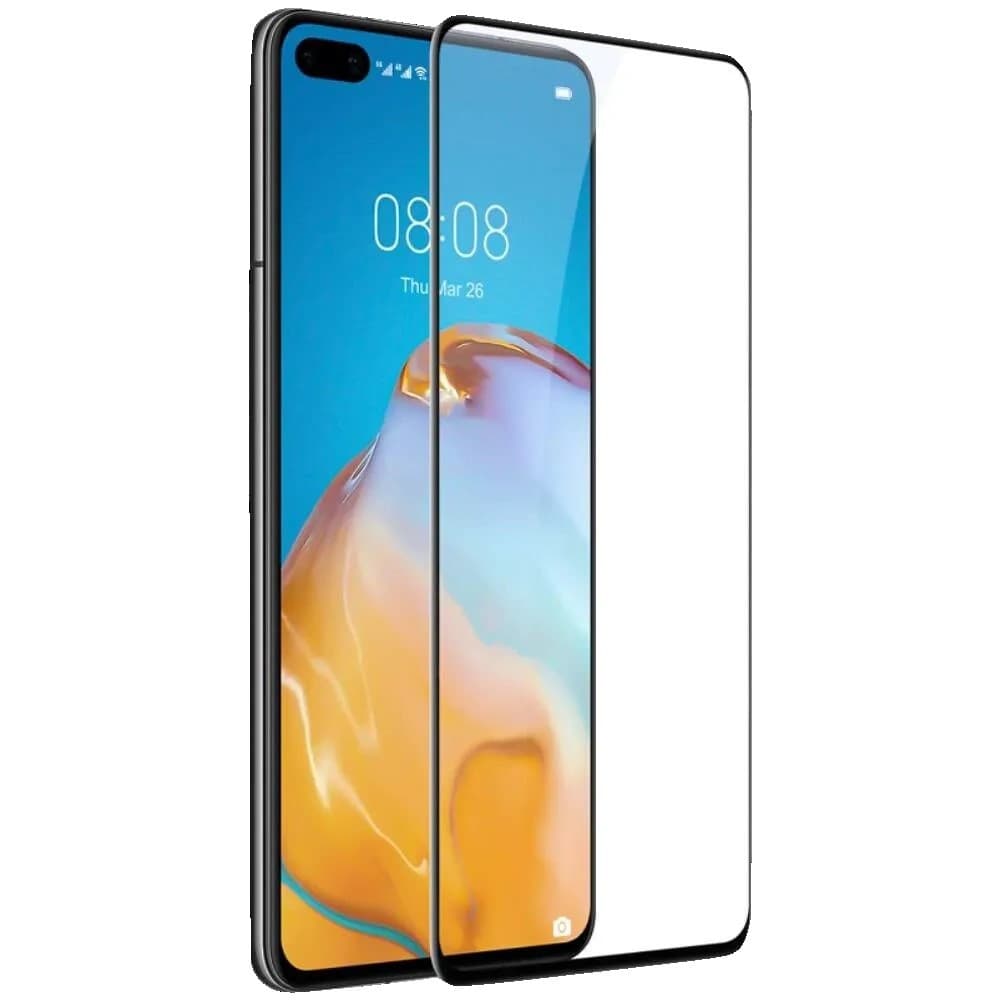 Folie de sticla Huawei P40 Pro, margini curbate, negre 1