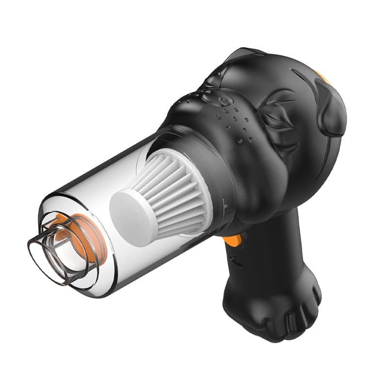 Aspirator portabil fara fir, pentru casa, masina sau animalele de companie, negru 1