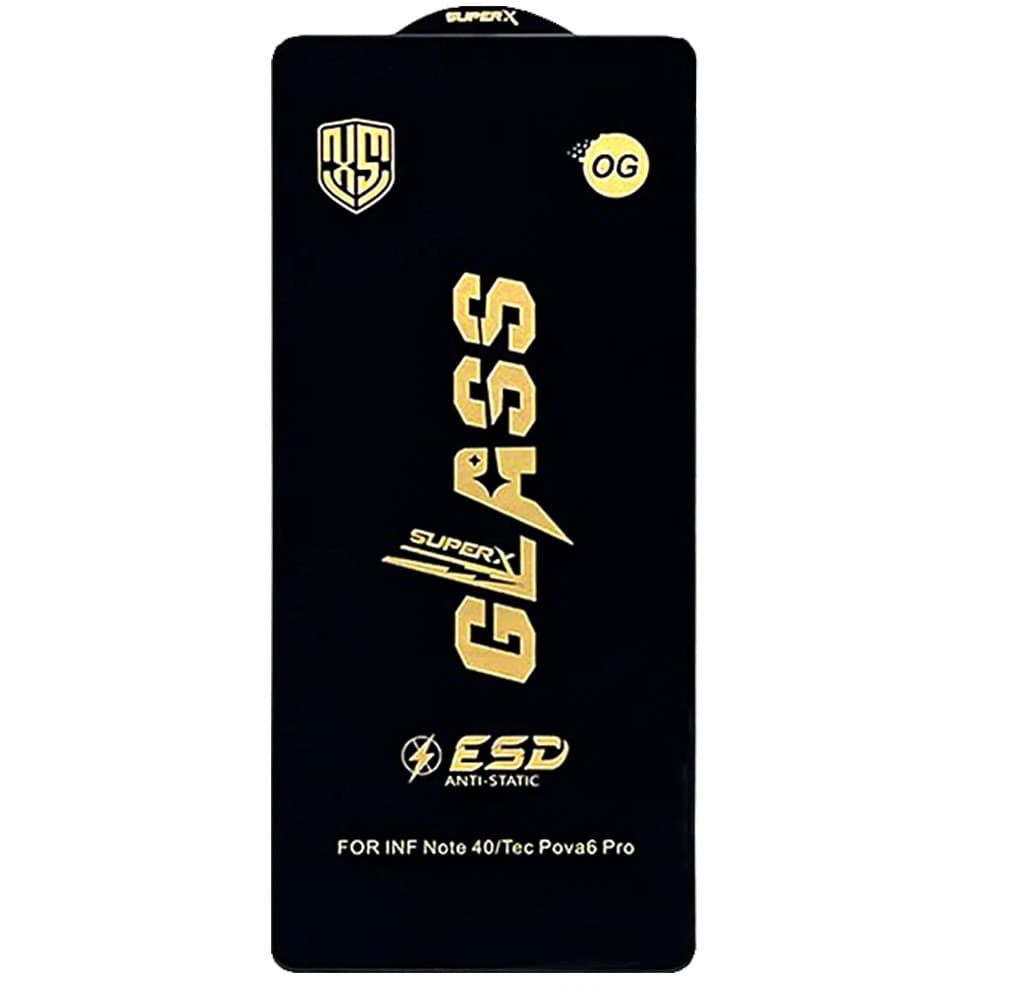 Folie sticla Redmi Note 14 5G, Full Glue SuperX, ESD, margini negre 1