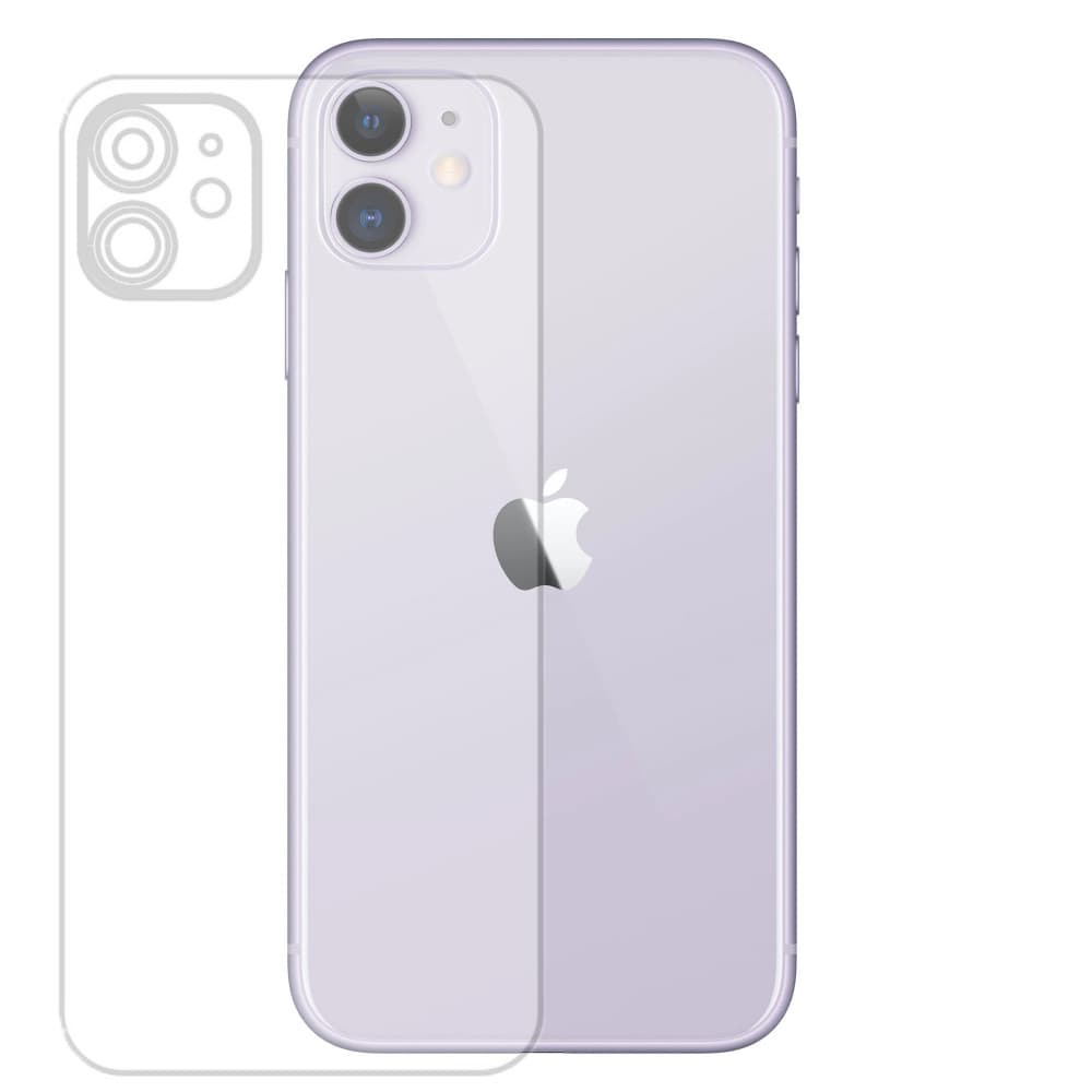 Folie HD TPU Apple iPhone 11, BYRY® Hydrogel, ultra subtire, regenerabila - spate 1