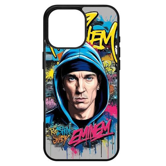 Husa protectie Apple iPhone 13 Pro Max, Colorful Aluminium TPU, design Eminem 1