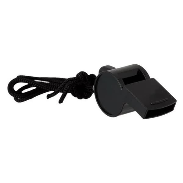 Fluier plastic pentru antrenament, negru 1