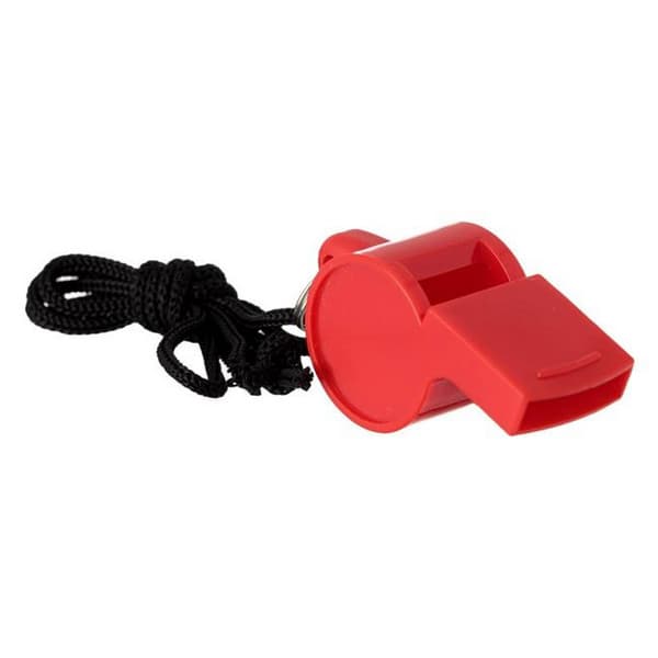 Fluier plastic pentru antrenament, rosu 1