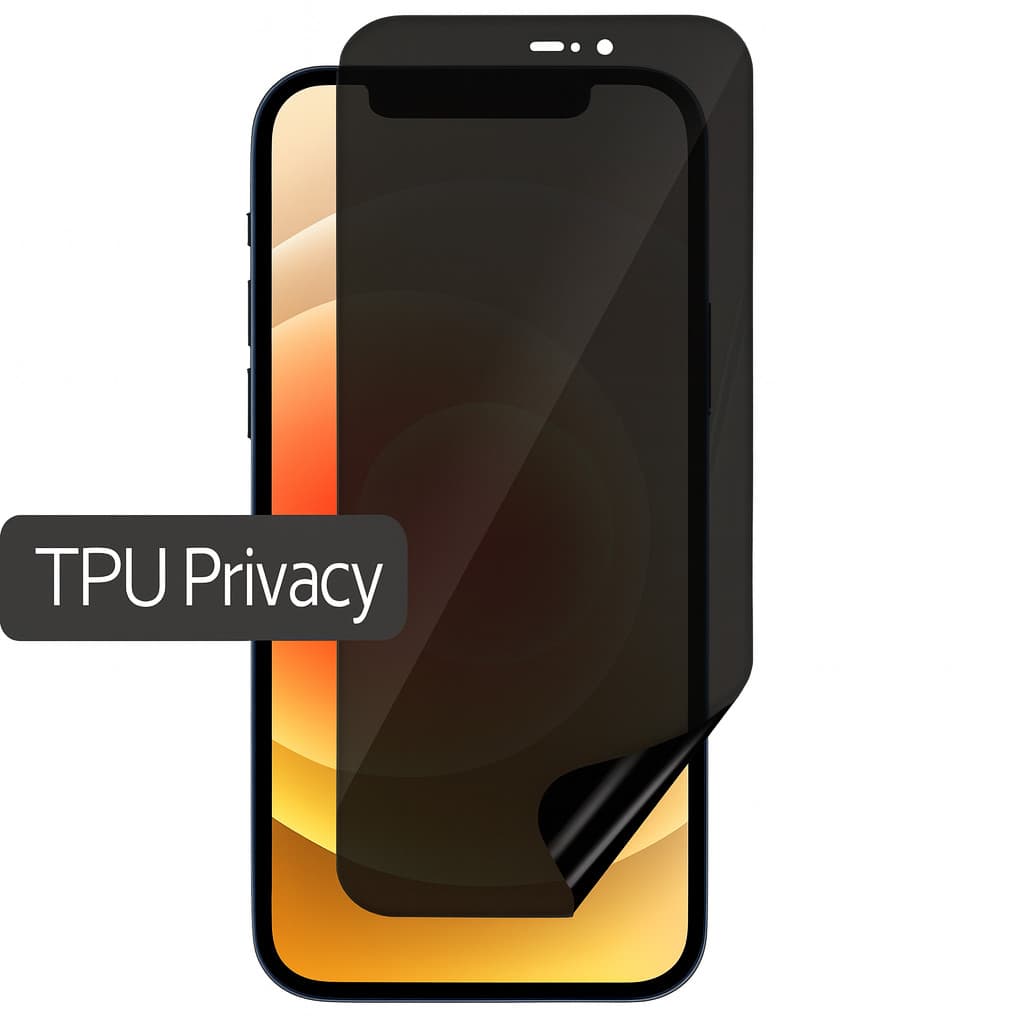 Folie Privacy TPU iPhone 13 Mini, Hydrogel, anti-spion, mata, ultra subtire, regenerabila 1