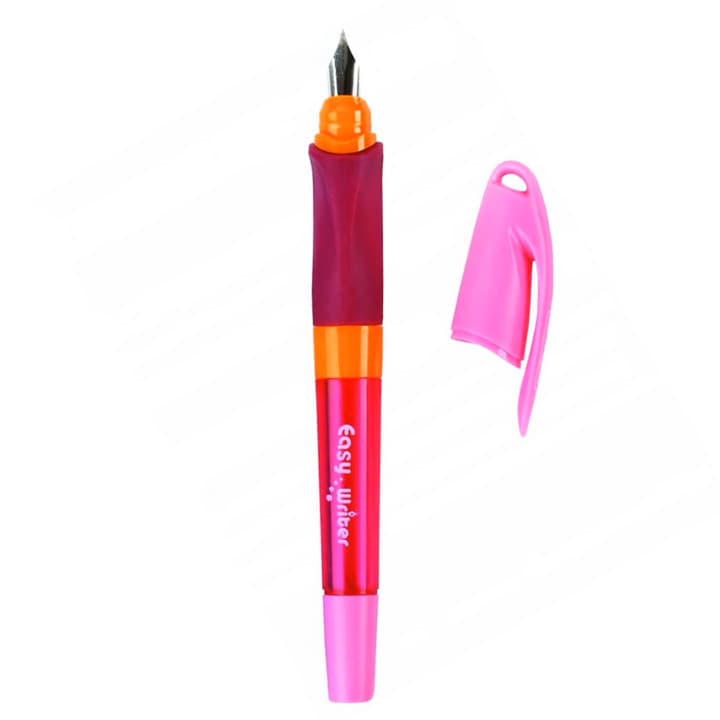 Stilou Keyroad Easy Writer KR971259, penita iridium, alimentare rezerve, grip ergonomic, corp plastic, roz 1