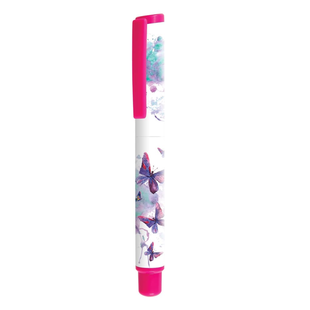 Stilou Cresco GoPen 202000-C, penita iridium, alimentare rezerve, corp plastic, model fluturasi 1