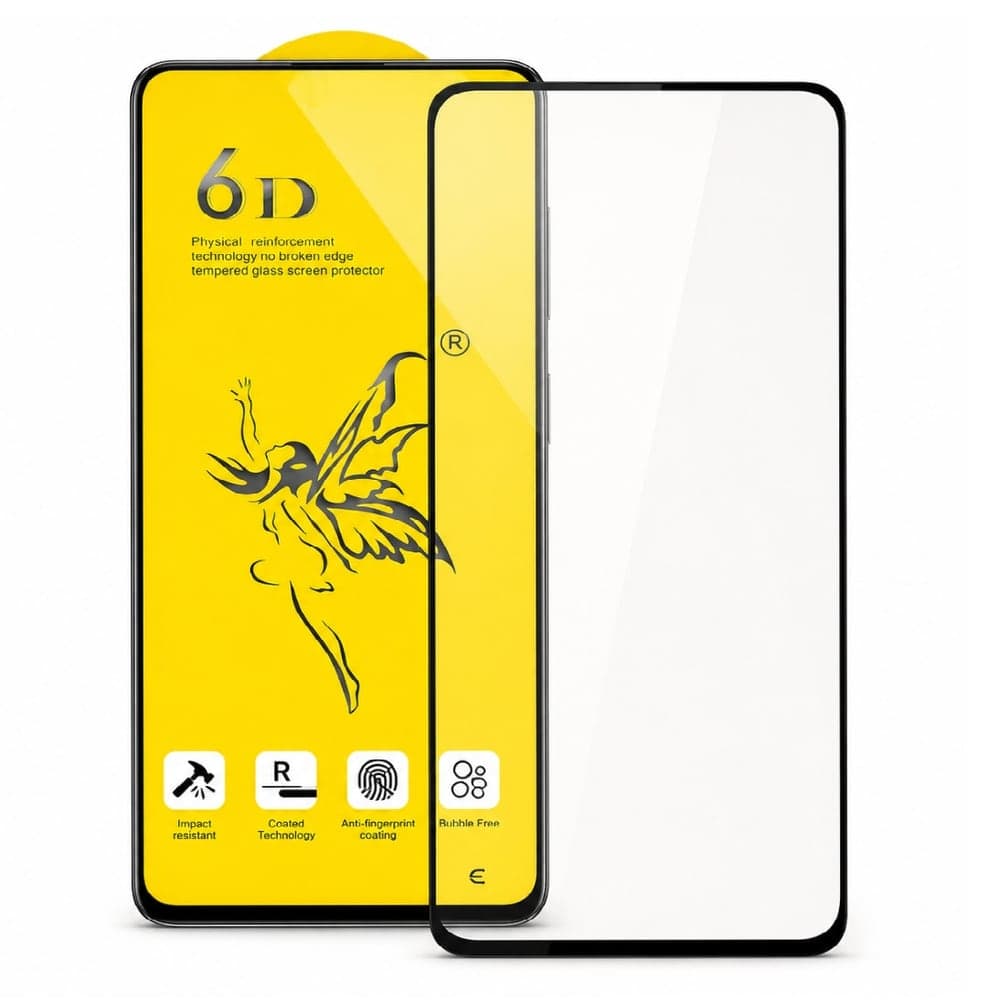 Fairy » Folie Privacy » Huawei P40 Lite - Full Glass, Clear/Black